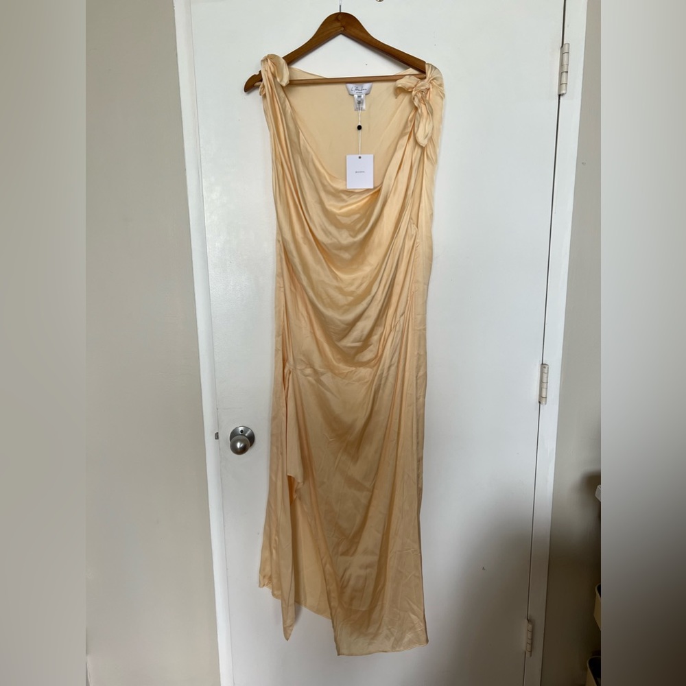 L’Academie BRAND NEW Grecian silk dress